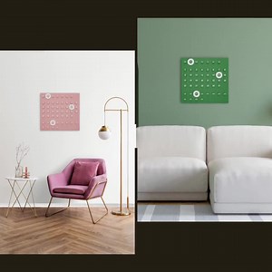 Wall Calendar Wooden Retro Design - Wall Decoration - Minimalistic, Modern Wall Art - Etsy