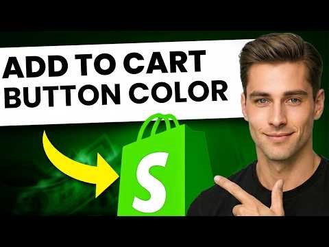 How To Change Shopify Add To Cart Button Color (FAST & EASY)