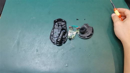 罗技M330鼠标拆解回装 GBB键鼠配件维修店