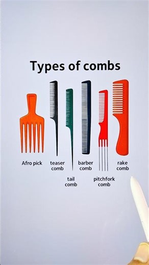 Types of Combs🔥👨‍🏫