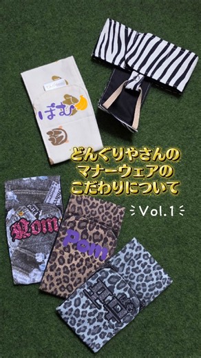 マナーウェア(マナーベルト・マナーパンツ)のこだわりについて①～元気なわんわんを添えて～ #犬のいる暮らし #ドッグウェア #犬服 #犬のいる生活 #ハンドメイド