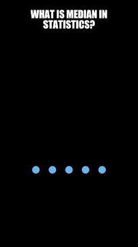 What is Median in Statistics?