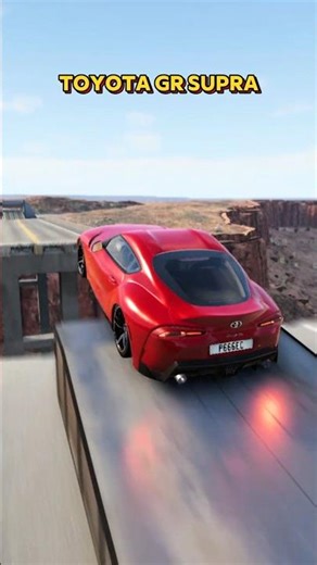 Jump And Brake Test #shorts #beamngdrive #automobile