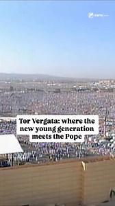 Tor Vergata 2000: when 2 million young pilgrims transformed a Roman university field into an open‑air sanctuary with John Paul II. Now Leo XIV rekindles that flame Aug 2‑3. Watch now 👉 http://bit.ly/4luHsVz | EWTN Vatican