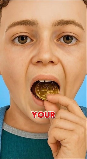 What happens if you swallow a coin? #stomach #intestines #oesophagus #science #body #health