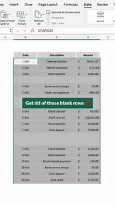 8.5K views · 112 reactions | How to Remove Blank Rows in #Excel Using...