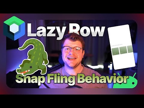 Learn How To Implement The Android Jetpack Compose Lazy Row Centered Snap Fling Behavior