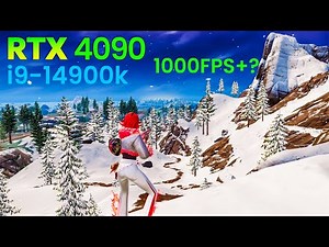 1000+ FPS? Fortnite : RTX 4090 24GB + i9 14900K Low Settings - Performance Mode
