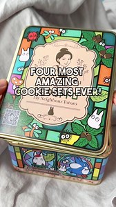 Honestly these cookie sets are the most beautiful cookies I’ve seen! What do you think! #cookie #nakayoshisweets #ghibli #studioghibli #totoro #howlsmovingcastle #kikisdeliveryservice #spiritedaway | adrianwidjy