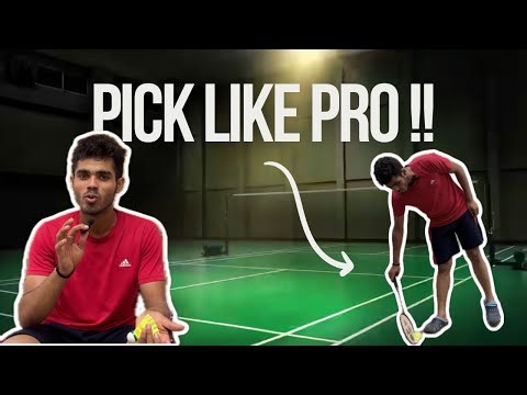 How to pick up shuttle with racket? Pro Method to Pick Up Shuttle with Racket