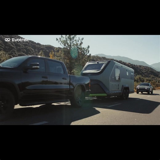 This is Evotrex — the world’s first power-generating RV trailer, built for true freedom. | Evotrex