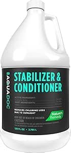 Pool Stabilizer and Conditioner for Swimming Pools - Maximum Strength Swimming Pool Conditioner and Cyanuric Acid for Pools - Helps with Pool Water Evaporation - AquaDoc Pool Supplies
