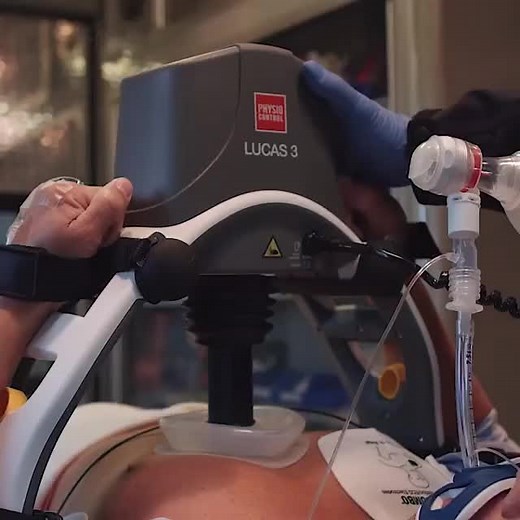 Technology | This device helps first responders save lives. ❤️ LUCAS chest compression system. to glide down. Tag a friend who loves technology ⚡️ 📷:... | Instagram