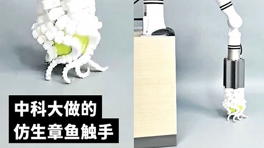 中国团队做了一个章鱼触手，又怪又好用🤯