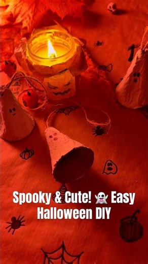Spooky & Cute! 👻 Easy Halloween DIY