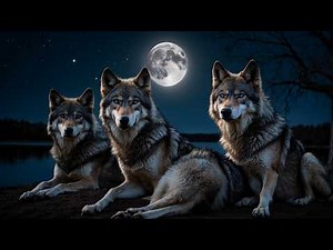 Howling of the wolves. 8 hours of wolf sounds