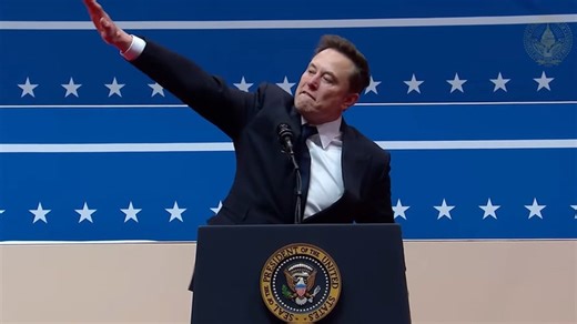 Elon Musk's Crowd Salute Draws Ugly Comparisons After Inauguration