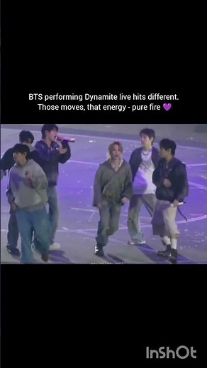 BTS performing Dynamite live hits different. Those moves, that energy - pure fire 💜#arirang #bts