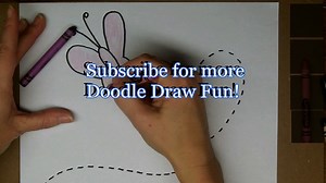 How to draw a Basic cartoon  butterfly, step by step, tutorial for kids