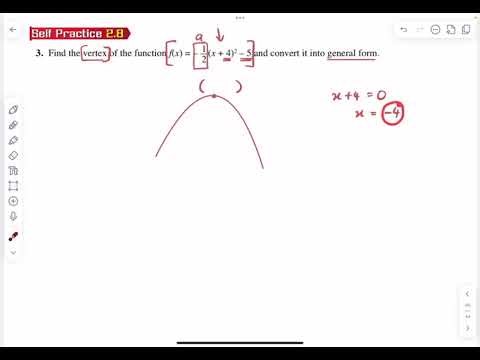 Self Practice 2.8 Q3 | Form 4 Add Maths Chapter 2