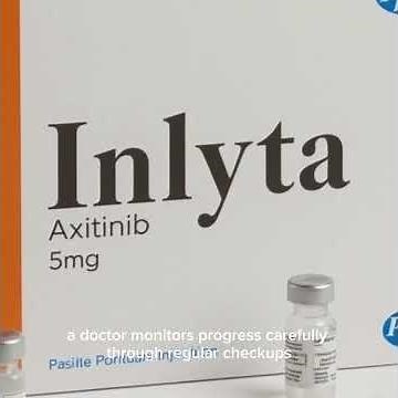 "Inlyta – Targeting cancer with precision.""Focused therapy. Stronger hope."