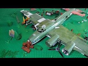 Repairing a damaged Lego/Cobi B-17G Flying Fortress (Tribute to Texas Raiders & Nine O' Nine)