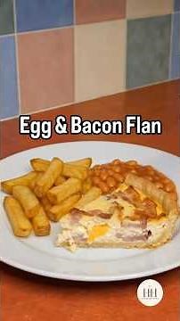 Title: Egg & Bacon Flan Recipe | Classic British Bake