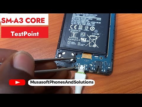 Samsung A3 Core [A013G] TestPoint to remove FRP and Hardreset 2023
