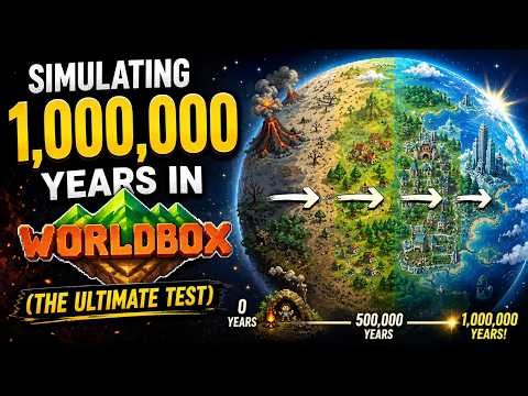 🔴Simulating 1,000,000 Years in WorldBox (The Ultimate Test)🔴