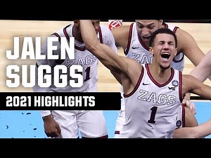 Jalen Suggs 2021 NCAA tournament highlights
