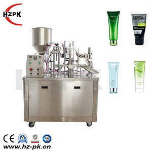 [Hot Item] Hzpk Hand Sanitizer Tube Ultrasonic Filling and Sealing Machine