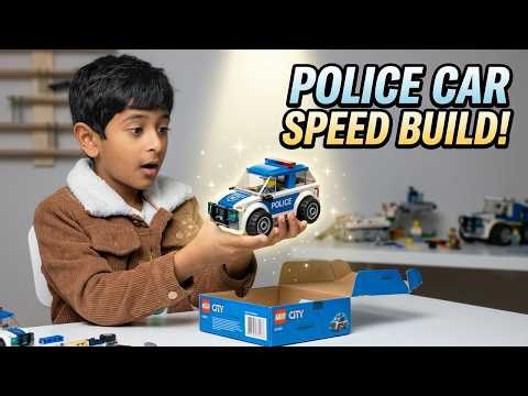 LEGO Police Car Speed Build | Unboxing & Assembly