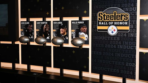 WATCH: Steelers induct four legends into Hall of Honor