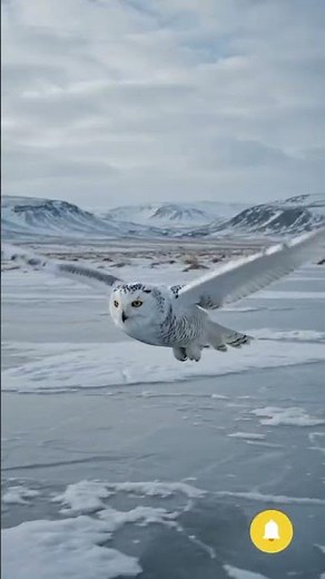 Snowy Owl – The Silent Ghost of the Arctic! 🦉❄️