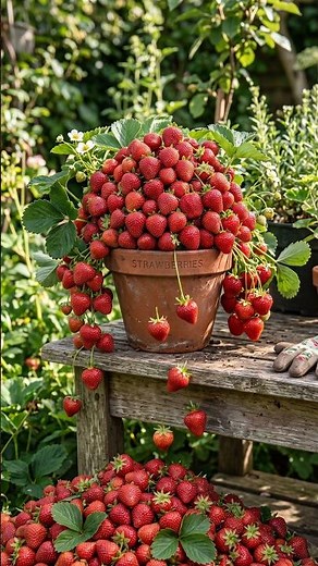 How to Grow Strawberries from Seed | Growing Strawberry Plant Seed to Fruit Time Lapse #timelapse