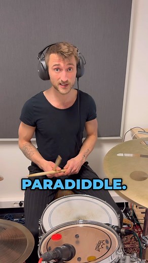 How to play paradiddle fills: drumlesson