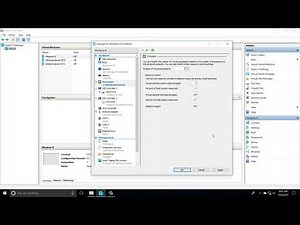 How To change the virtual processor in Created Virtual Machine by Hyper V
