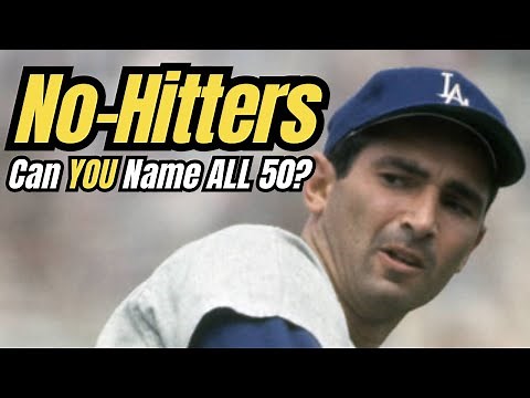 Can You Name All 50 No-Hitter Legends? ⚾ | Baseball Trivia & MLB Quiz