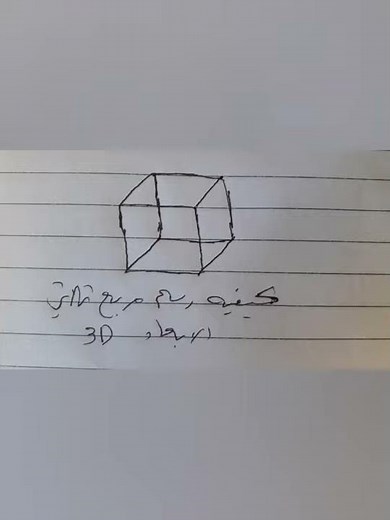 كيفية رسم مربع ثلاثي الابعاد 3D