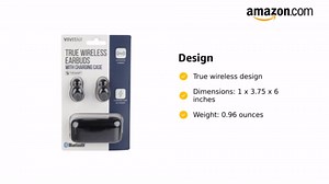 Amazon.com: Vivitar True Wireless Bluetooth® Earbuds, Black : Electronics