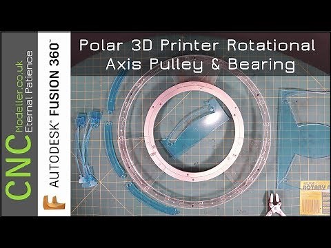 How to make a Laser cut 720 tooth GT2 Timing pulley for a Polar 3D Printer Rotational Axis