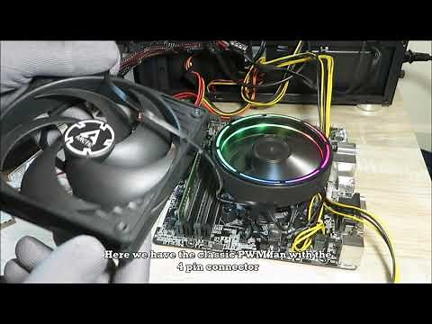 How to connect 4 pin PWM case fan to the motherboard, also 4 pin molex fan - what is the difference