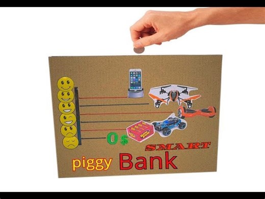 Craft Your Own Smart Piggy Bank from Cardboard!