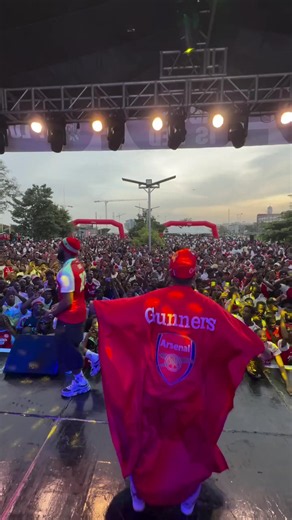 Arsenal Fans Celebrate in Abuja with Odumodublvck