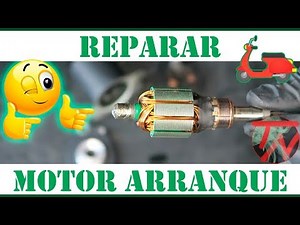 How to REPAIR and clean a STARTER MOTOR for a SCOOTER motorcycle 🛵🛠