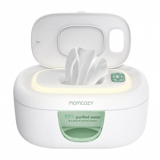 Momcozy Baby Wipe Warmer with Spring Design, 4 Modes Temperature, Wipe Dispenser with Night Light - Walmart.com