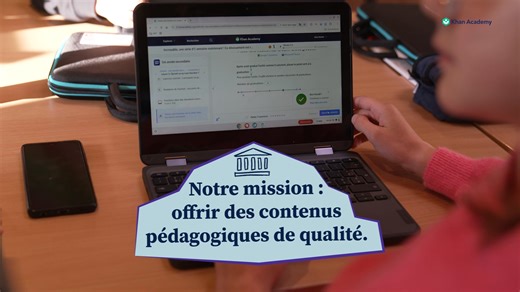 💻Khan Academy ! Pour chaque élève, chaque classe. Des résultats réels. 🔬✅ 👉 https://fr.khanacademy.org | Khan Academy francophone