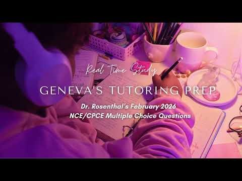 February 2026 Dr. Rosenthal CPCE/NCE/CECE Access Codes to Multiple Choice Questions. #nce #cpce