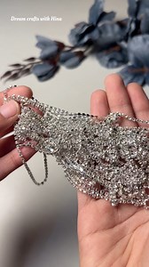 Diy Rhinestone bracelet ❤️ #handmade #rhinestones #relatable #craft #diy #jewellery #relatable | Hina Ansari