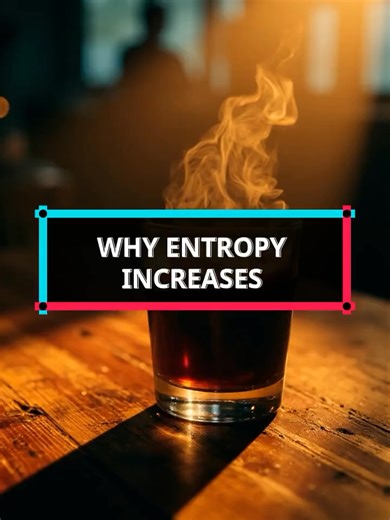 Why Entropy Increases - Entropy describes the tendency of energy to spread over time. It explains why systems naturally evolve toward disorder unless energy is actively maintained. From thermodynamics to cosmology, entropy defines the arrow of time. #SmartReals #Physics #Entropy #Thermodynamics #Science #Time References Boltzmann — Statistical mechanics Schrödinger — What Is Life? MIT — Thermodynamics and entropy